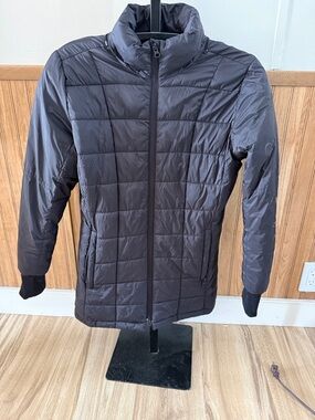 Swiss Tech Women's Quilted Ski Jacket - Black